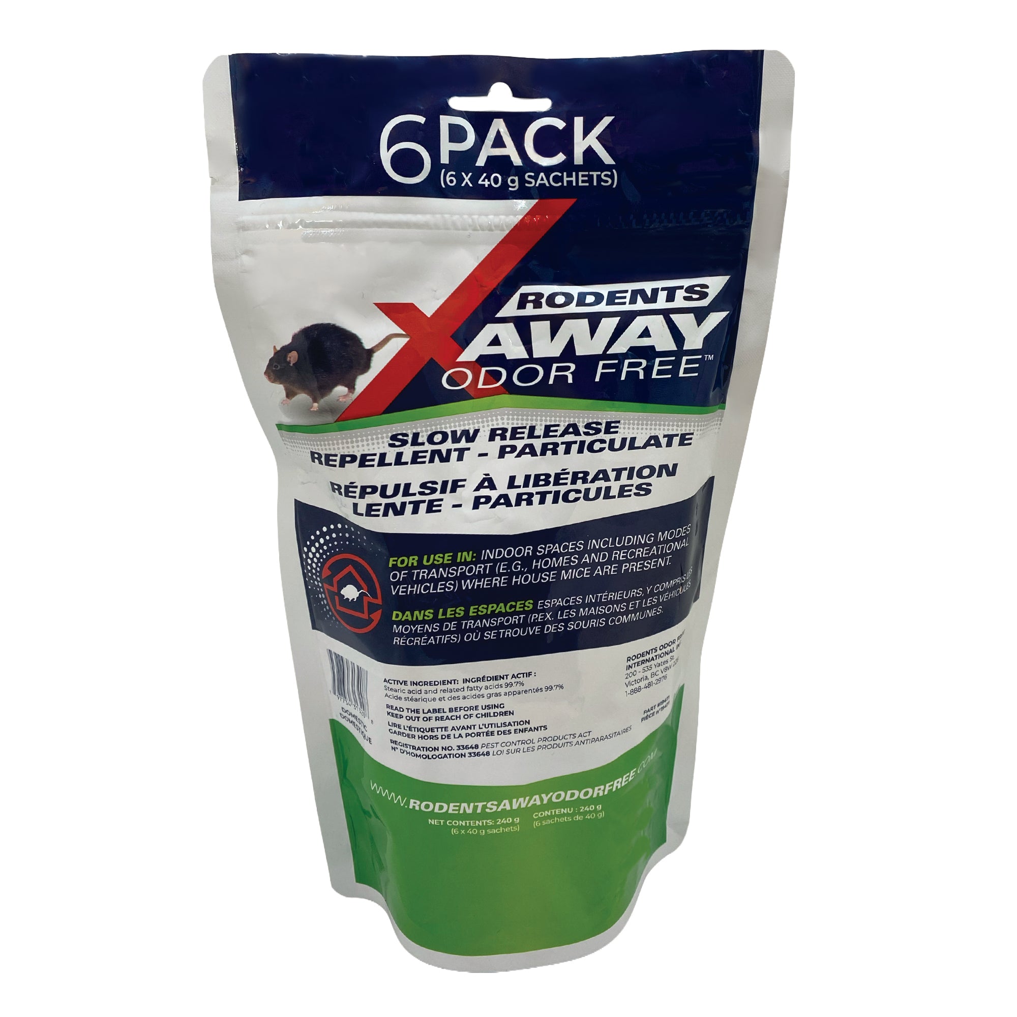 Rodents Away Odor Free 6-Pack