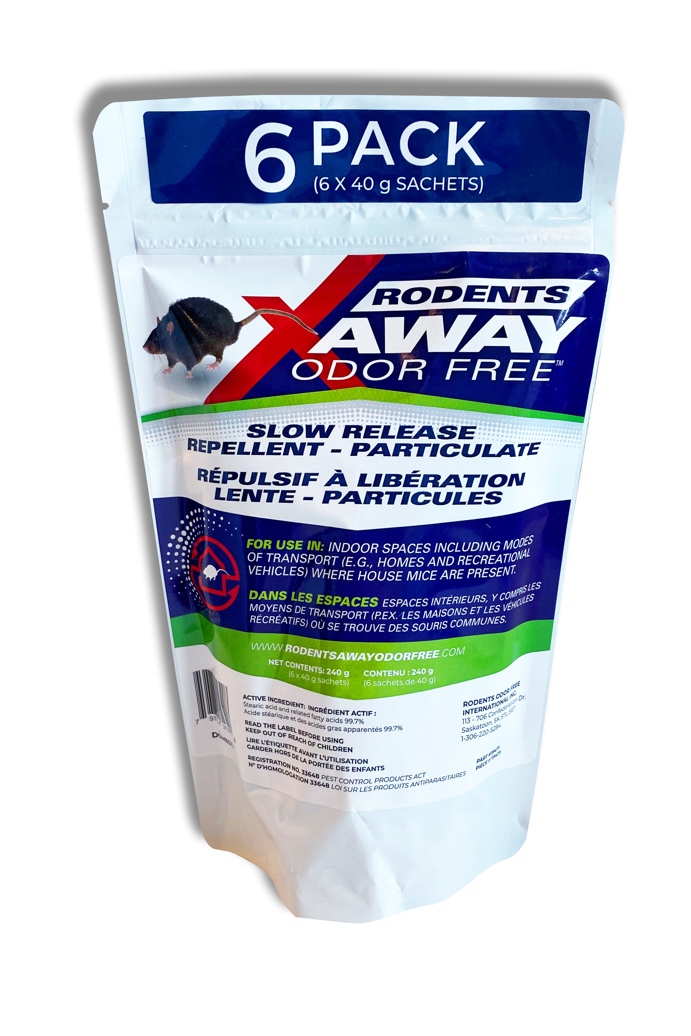 Rodents Away Odor Free