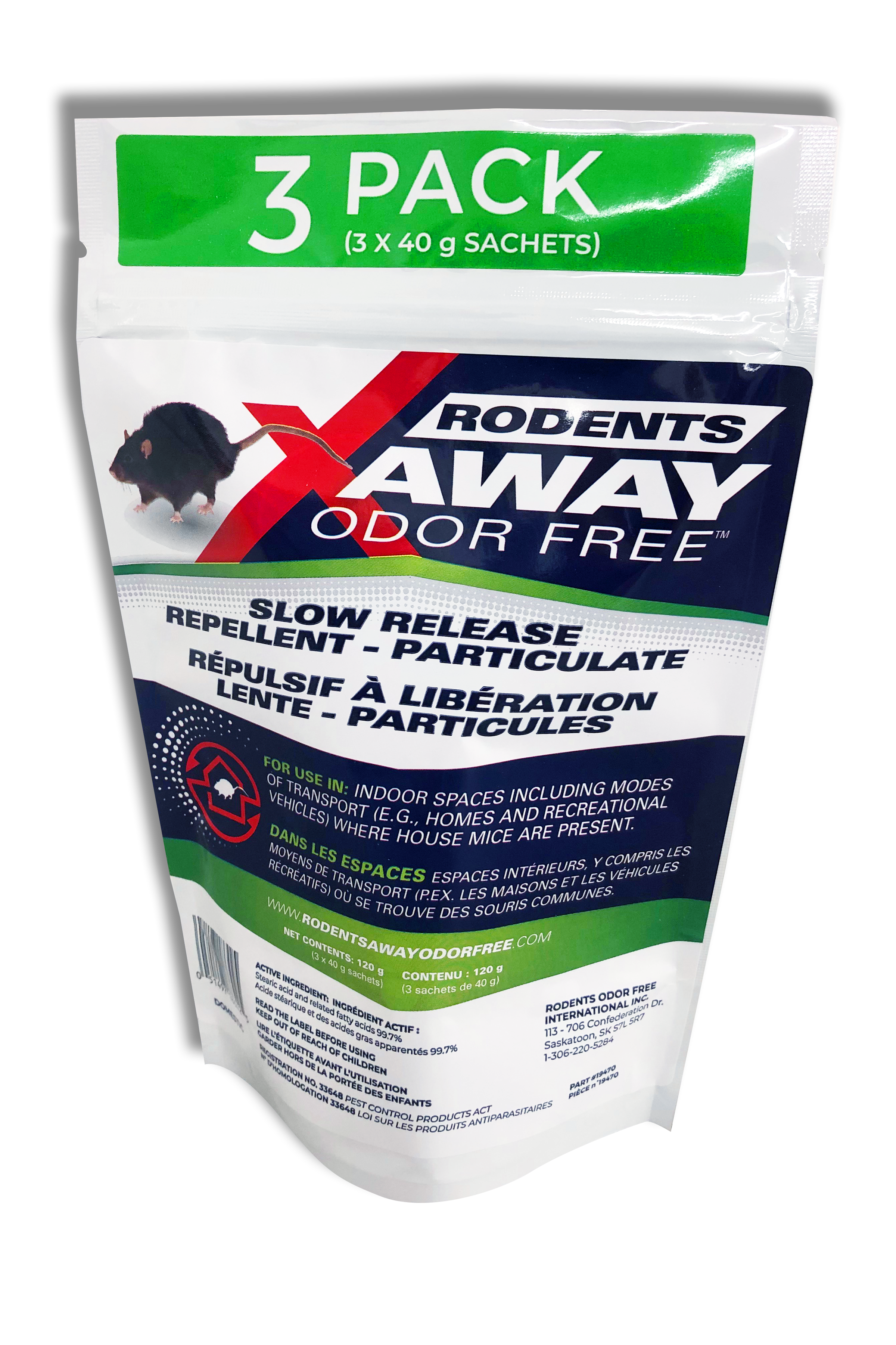 Rodents Away Odor Free 3-Pack