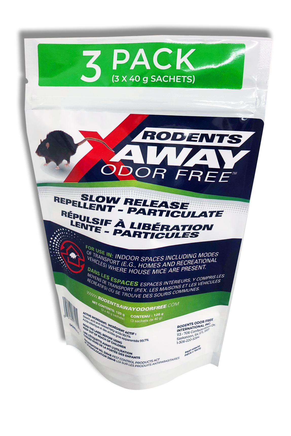 Rodents Away Odor Free 3-Pack